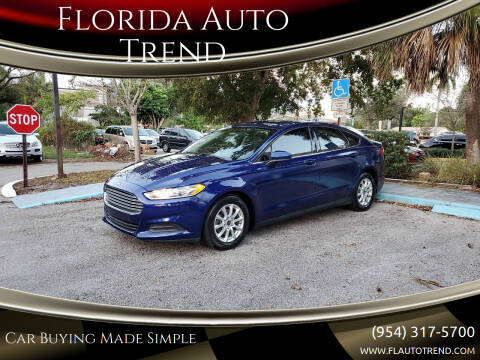 2015 Ford Fusion for sale at Florida Auto Trend in Plantation FL