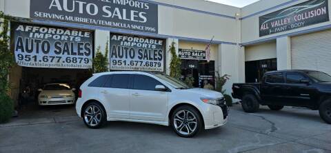 2013 Ford Edge for sale at Affordable Imports Auto Sales in Murrieta CA