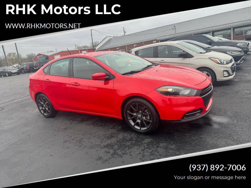 2016 Dodge Dart for sale at RHK Motors LLC in West Union OH