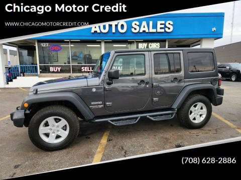 2018 Jeep Wrangler JK Unlimited for sale at Chicago Motor Credit in South Holland IL