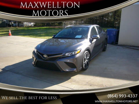 2020 Toyota Camry for sale at MAXWELLTON MOTORS in Greenwood SC
