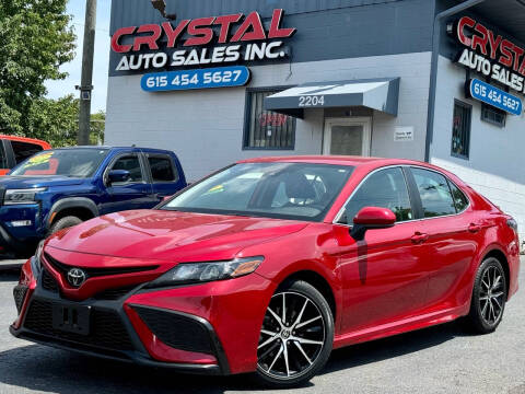 2021 Toyota Camry for sale at Crystal Auto Sales Inc in Nashville TN