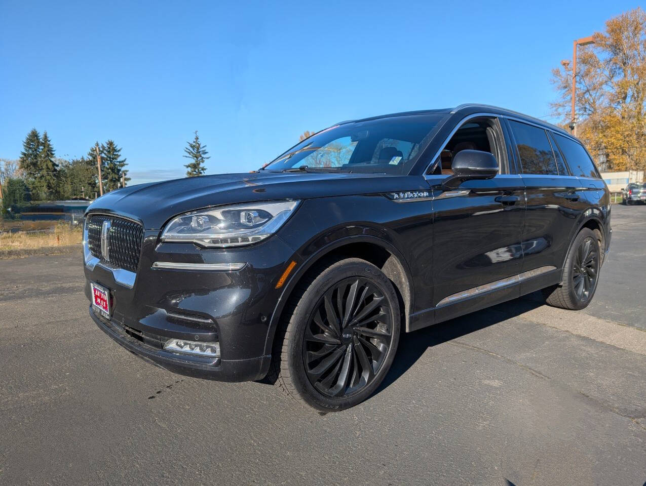 used 2022 Lincoln Aviator car, priced at $36,999