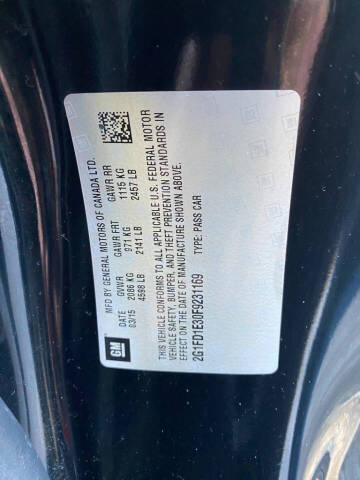 2015 Chevrolet Camaro LT