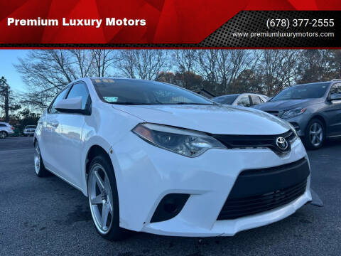 2014 Toyota Corolla for sale at Premium Luxury Motors in Grayson GA