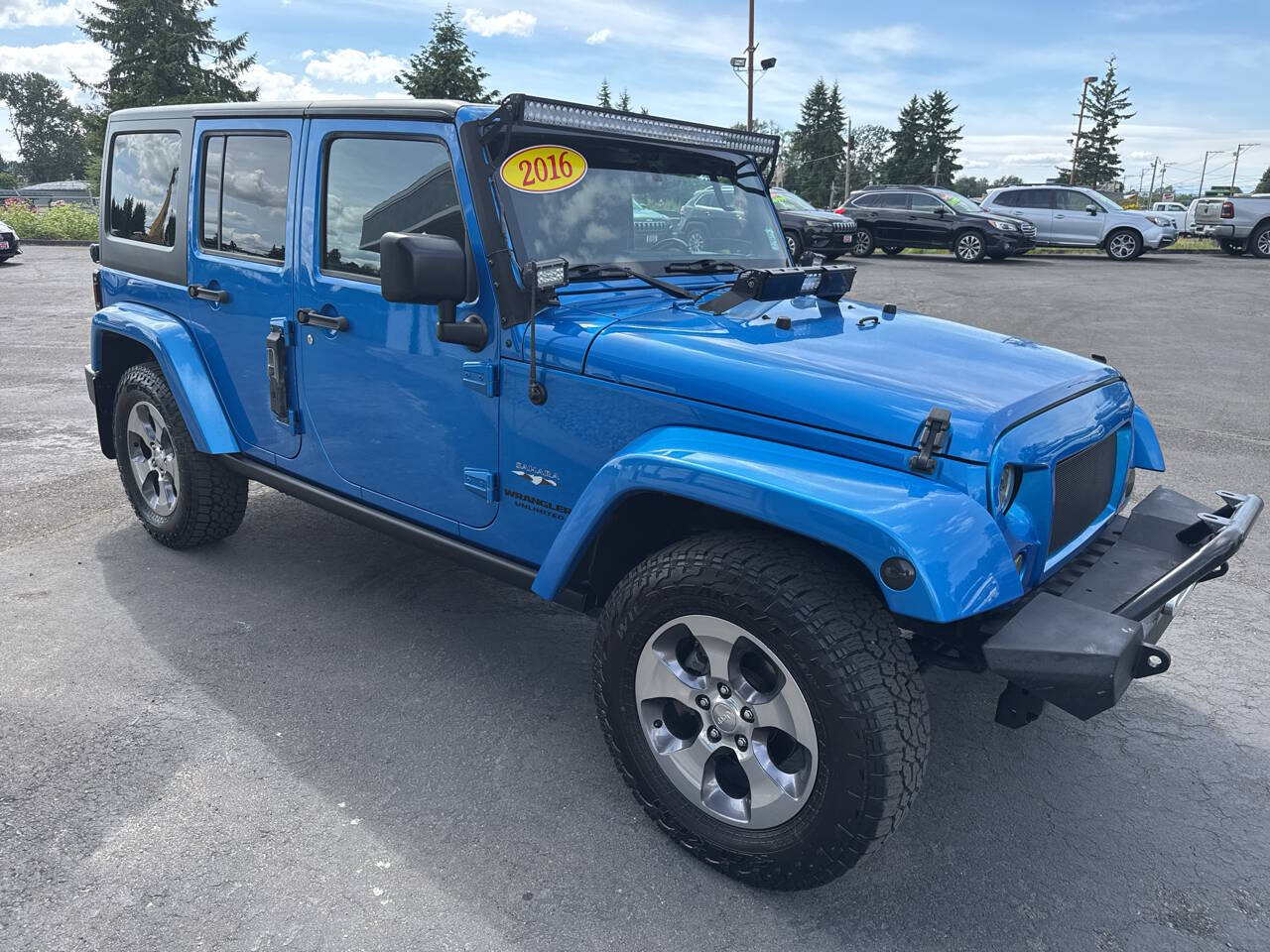 used 2016 Jeep Wrangler Unlimited car, priced at $21,999