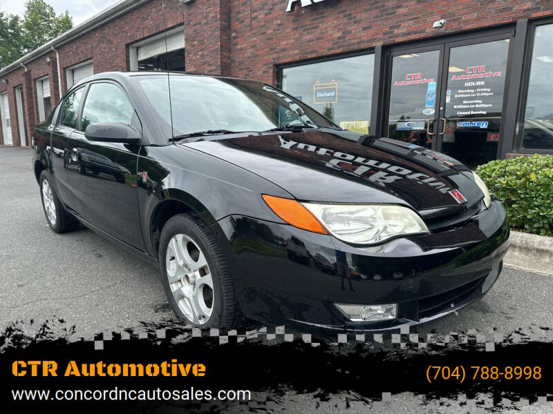 2003 Saturn Ion for sale at CTR Automotive in Concord NC