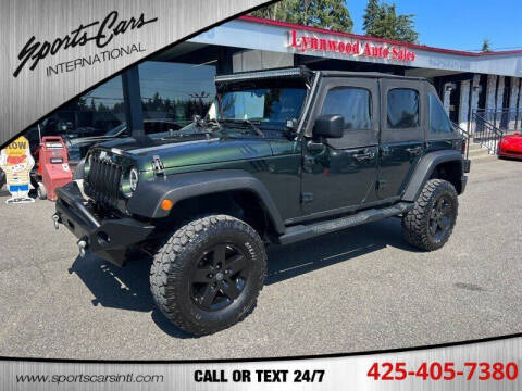 Jeep Wrangler Unlimited For Sale in Bothell, WA - Sports Cars International Jeep Wrangler Unlimited For Sale in Bothell, WA - Sports Cars International