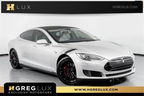 2013 Tesla Model S for sale at HGREG LUX EXCLUSIVE MOTORCARS in Pompano Beach FL
