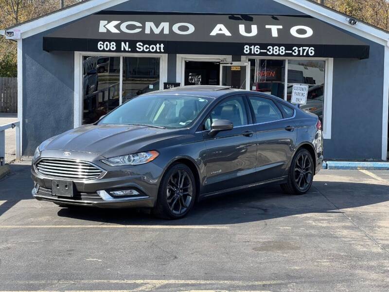 2018 Ford Fusion Hybrid for sale at KCMO Automotive in Belton MO