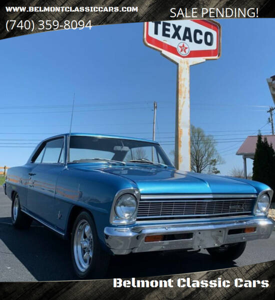 1966 Chevrolet Nova for sale at Belmont Classic Cars in Belmont OH