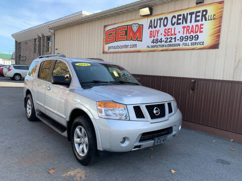 2015 Nissan Armada for sale at Gem Auto Center in Allentown PA