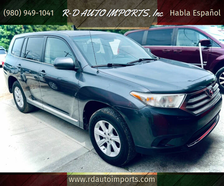 2012 Toyota Highlander for sale at R-D AUTO IMPORTS, Inc in Charlotte NC