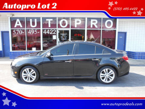 2014 Chevrolet Cruze for sale at Autopro Lot 2 in Sunbury PA