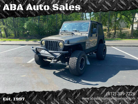 2006 Jeep Wrangler for sale at ABA Auto Sales in Bloomington IN