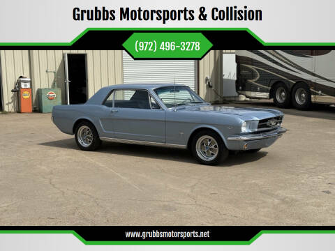 1965 Ford Mustang for sale at Grubbs Motorsports & Collision in Garland TX
