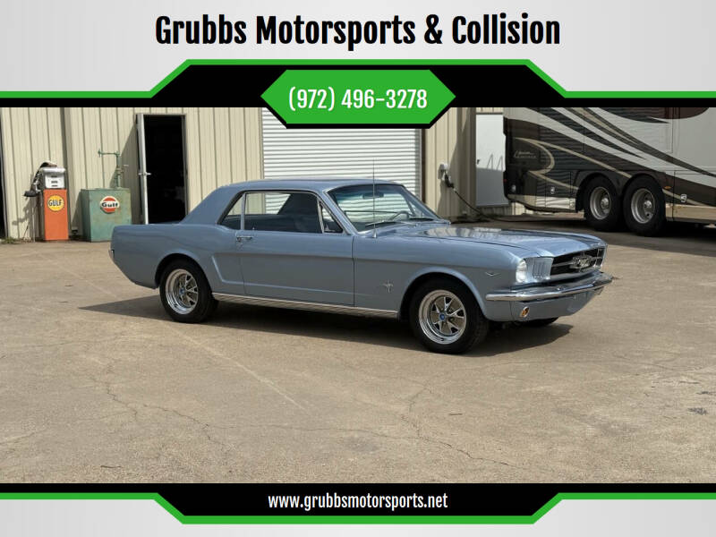 1965 Ford Mustang for sale at Grubbs Motorsports & Collision in Garland TX