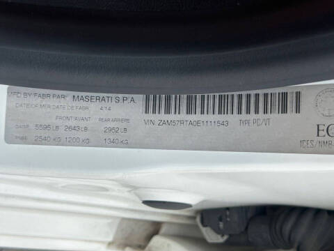 2014 Maserati Ghibli S Q4