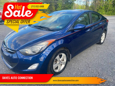 2013 Hyundai Elantra for sale at DAVES AUTO CONNECTION in Etters PA