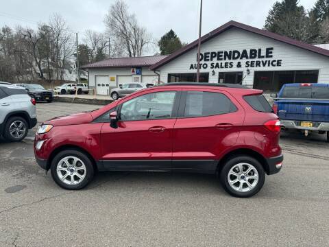 2021 Ford EcoSport for sale at Dependable Auto Sales and Service in Binghamton NY