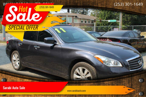 2011 Infiniti M37 for sale at Sarabi Auto Sale in Puyallup WA