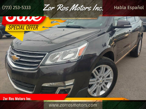 2014 Chevrolet Traverse for sale at Zor Ros Motors Inc. in Melrose Park IL
