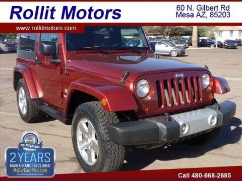 2008 Jeep Wrangler for sale at Rollit Motors in Mesa AZ