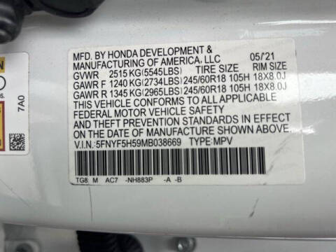 2021 Honda Pilot EX-L