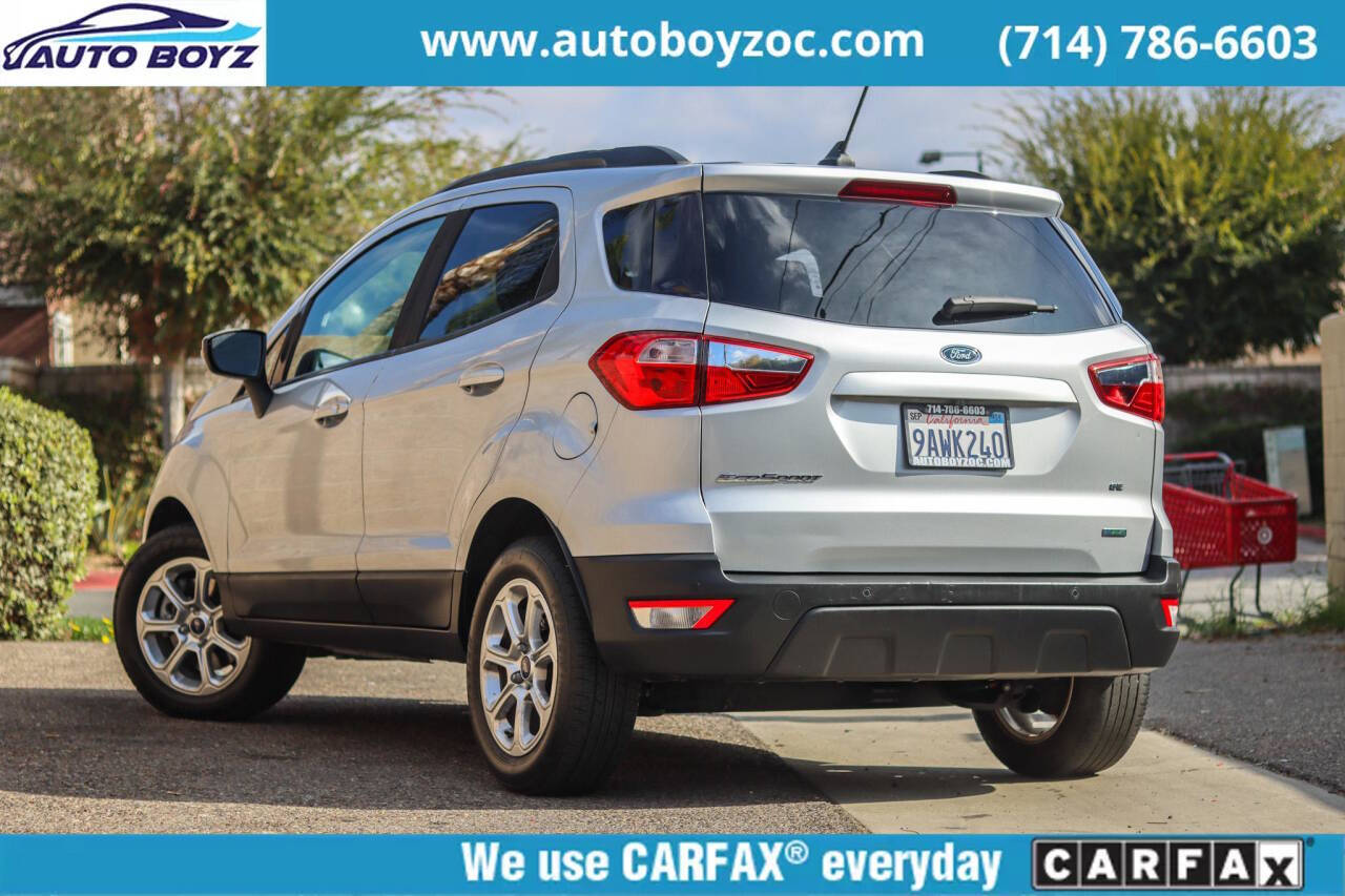 2018 Ford EcoSport for sale at Auto Boyz in Garden Grove, CA