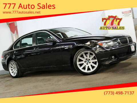 2006 BMW 7 Series for sale at 777 Auto Sales in Bedford Park IL