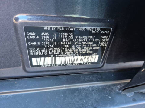 2013 Subaru Outback 2.5i Limited