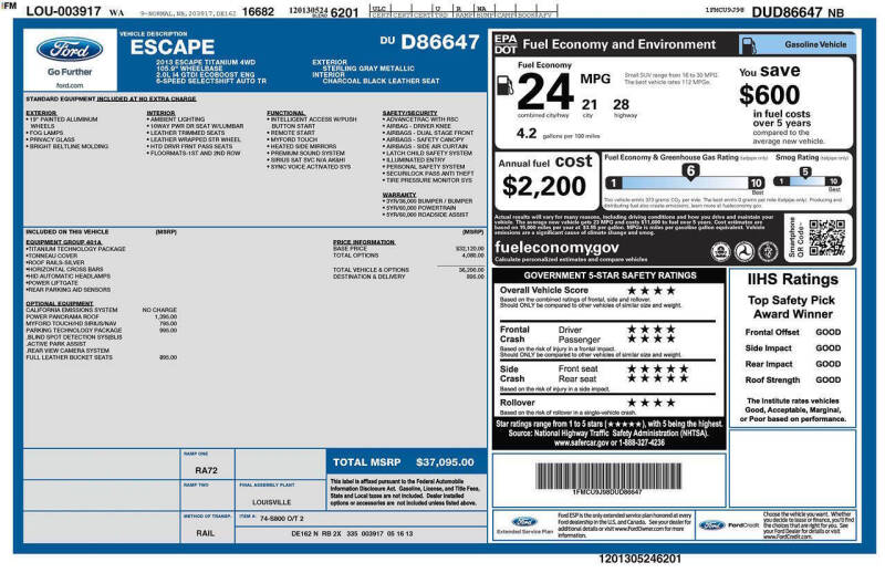 2013 Ford Escape Titanium