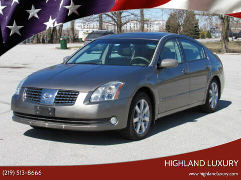 2005 Nissan Maxima for sale at Highland Luxury in Highland IN