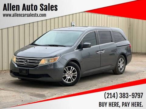 2013 Honda Odyssey for sale at Allen Auto Sales in Dallas TX
