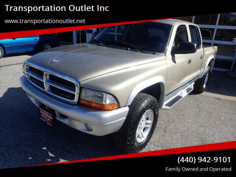 2003 Dodge Dakota for sale at Transportation Outlet Inc in Eastlake OH