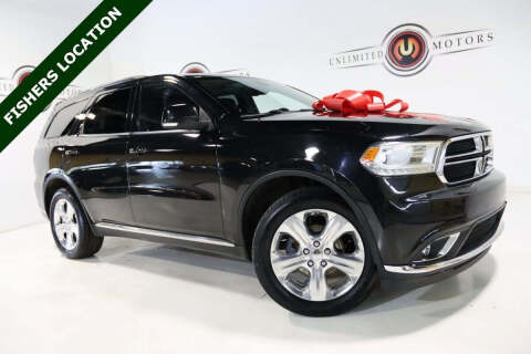 2014 Dodge Durango for sale at Unlimited Motors in Fishers IN