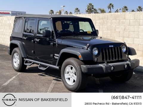 2016 Jeep Wrangler Unlimited for sale at Nissan of Bakersfield in Bakersfield CA