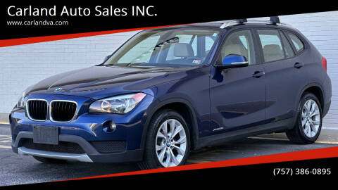 2013 BMW X1 for sale at Carland Auto Sales INC. in Portsmouth VA