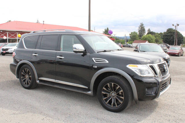 2017 Nissan Armada for sale at Jennifer's Auto Sales & Service in Spokane Valley, WA