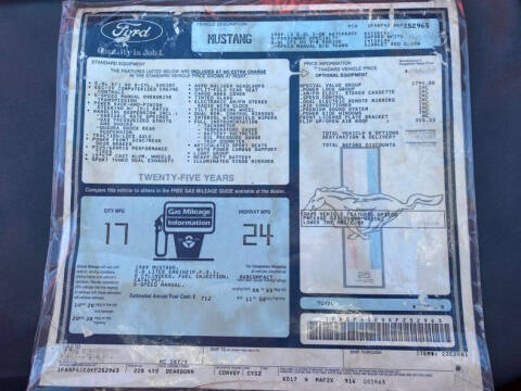 1989 Ford Mustang LX 5.0