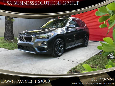 2018 BMW X1 for sale at USA BUSINESS SOLUTIONS GROUP in Davie FL