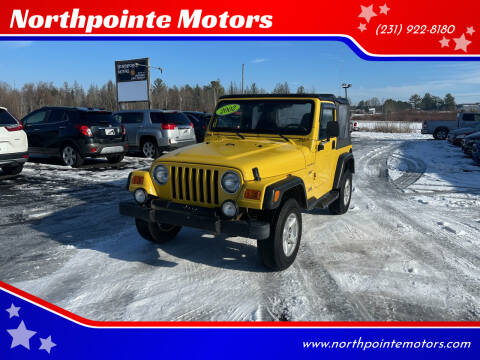 2002 Jeep Wrangler for sale at Northpointe Motors in Kalkaska MI