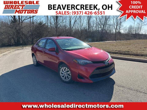 2017 Toyota Corolla for sale at WHOLESALE DIRECT MOTORS in Beavercreek OH