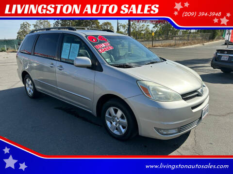 2004 Toyota Sienna for sale at LIVINGSTON AUTO SALES in Livingston CA