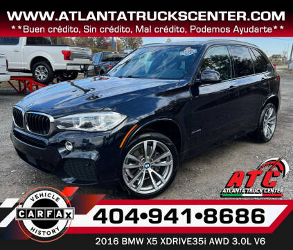 2016 BMW X5 for sale at ATLANTA TRUCK CENTER LLC in Doraville GA