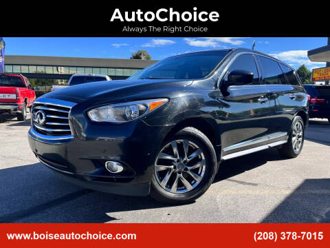 2013 Infiniti JX35 for sale at AutoChoice in Boise ID