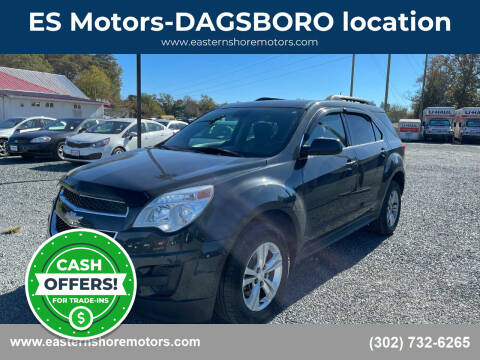 2013 Chevrolet Equinox for sale at ES Motors-DAGSBORO location in Dagsboro DE