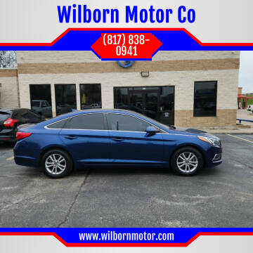 2017 Hyundai Sonata for sale at Wilborn Motor Co in Fort Worth TX