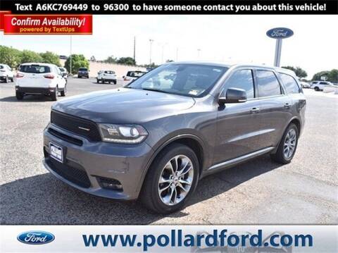 2019 Dodge Durango for sale at POLLARD PRE-OWNED in Lubbock TX