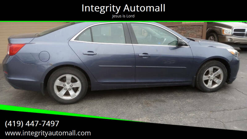 2014 Chevrolet Malibu for sale at Integrity Automall in Tiffin OH